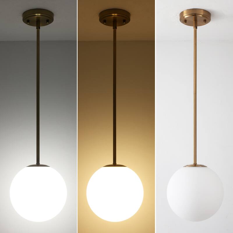 1-Light Globe Pendant Lighting Fixture for Kitchen Island
