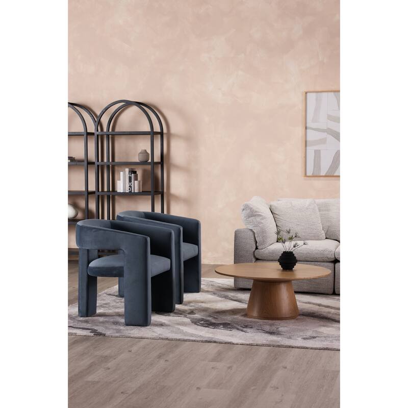 Aurelle Home Modern Flared-Base Coffee Table