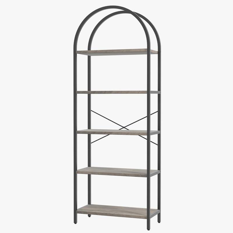 Modern 5-Tier Bookcase for Bedroom, Living Room