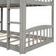 preview thumbnail 9 of 15, Stylish Twin Over Twin Bunk Bed with Slide and Ladder, Sturdy Pine Frame, and Full-Length Guardrails for Kids' Rooms