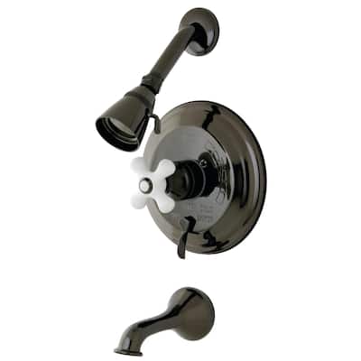 Kingston Brass Water Onyx Tub and Shower Trim Package with 1.8 GPM