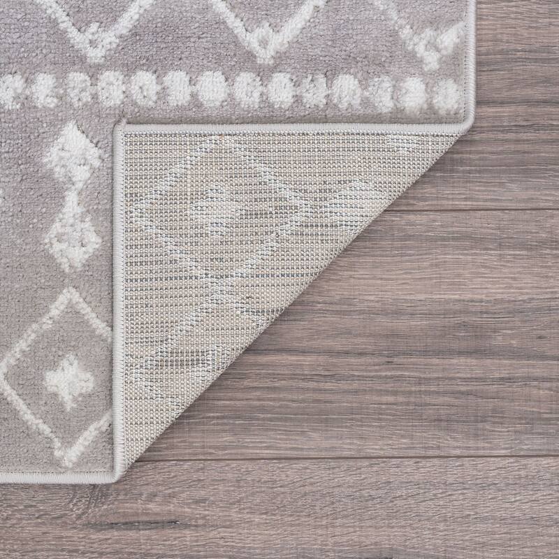 Linx Farmhouse Geometric Indoor Area Rug