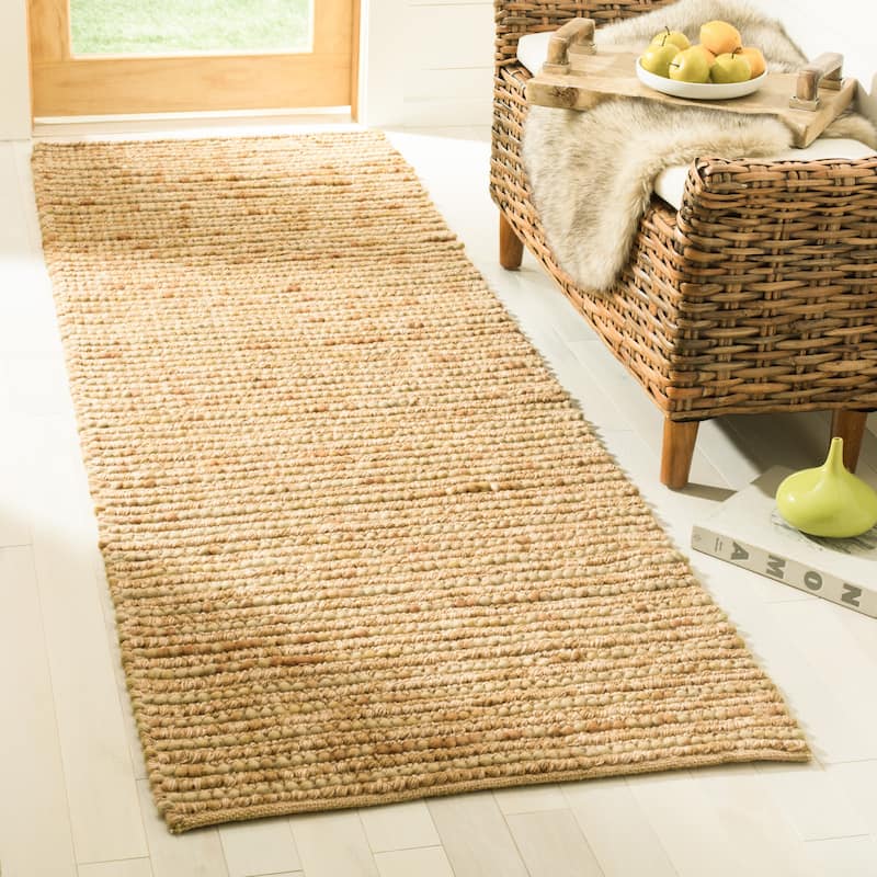 SAFAVIEH Handmade Bohemian Jelisava Jute & Wool Area Rug - 2'6" x 6' Runner - Gold/Multi