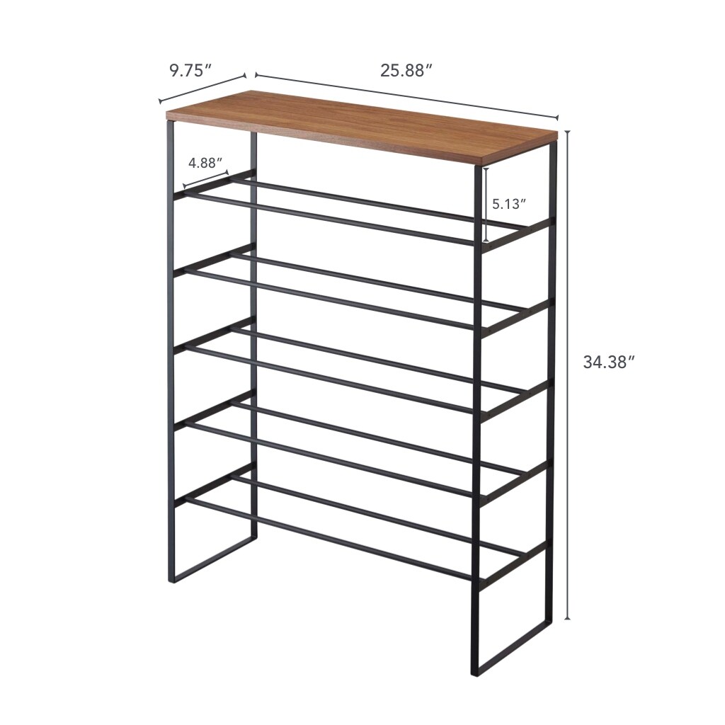 ❤️さ～6点❤️3段ラック他⭐87-110-188-190-191-193 Yamazaki Home Six-Tier Shoe Rack, Steel, Holds 18 to 21 shoes