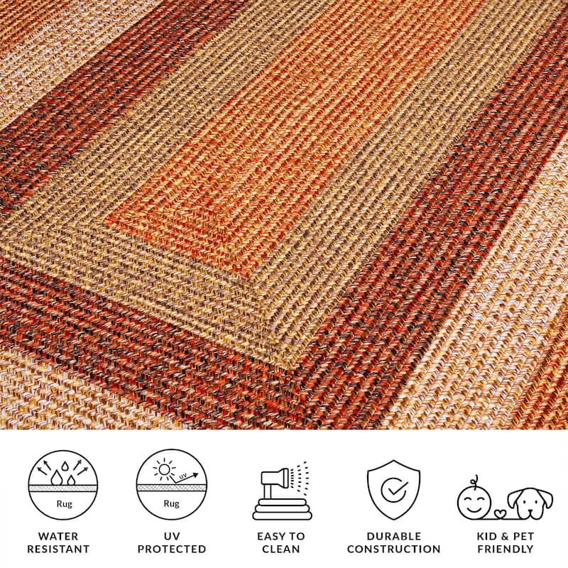 SAFAVIEH Handmade Braided Ecenur Indoor/Outdoor Machine Washable Rug