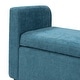 preview thumbnail 60 of 69, Franco Modern Upholstered Storage Bench with Two Throw Pillows and Thick Padded Cushion