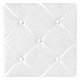 preview thumbnail 1 of 2, Solid White 13in Fabric Memory Photo Bulletin Board - Velvet Luxurious Elegant Princess Boho Shabby Chic for Lace Collection