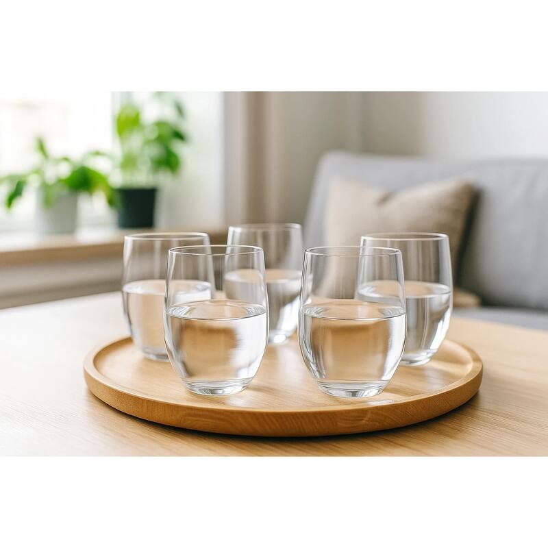 Quatro Stemless DOF New MS, Clear, Set of 6 Drinkware