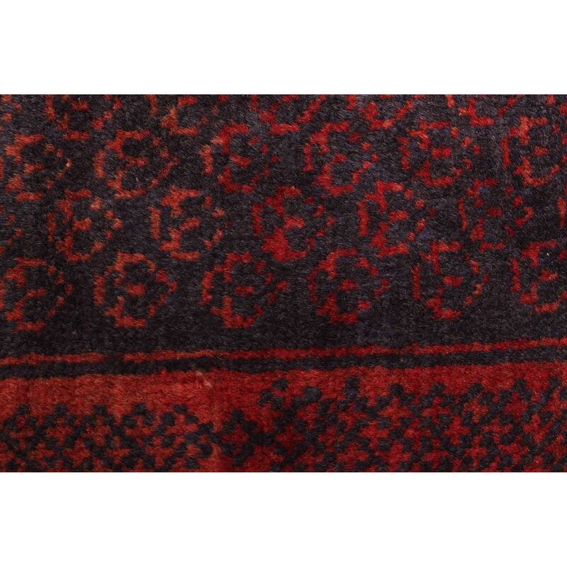 ECARPETGALLERY Hand-knotted Teimani Dark Navy Wool Rug - 2'9 x 4'5