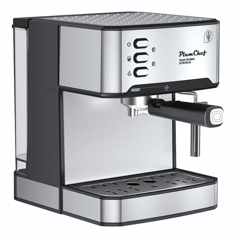 20 Bar Professional Espresso Machine with Milk Frother, Single & Double Shot, ESE Pod Compatible