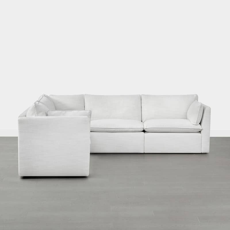 Cypress V-shape Sectional Couches Modular Sofa