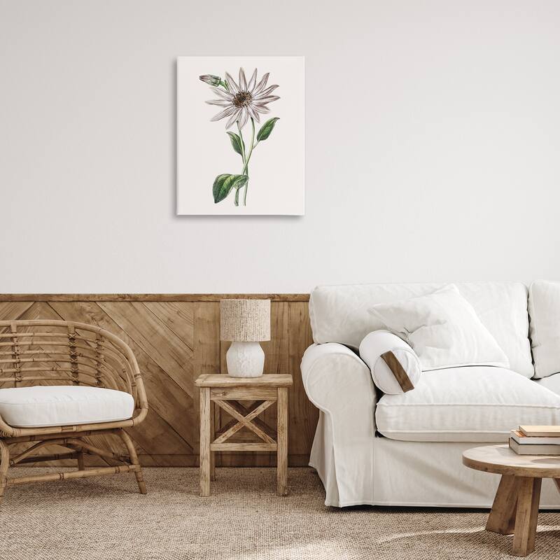 Stupell Vintage Mum Sprig Canvas Wall Art Design By CAD Designs