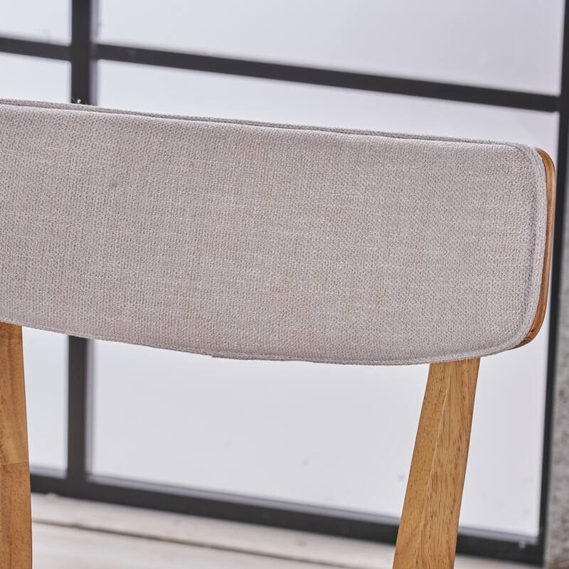Christopher Knight Home Abrielle Mid-Century Modern Fabric Dining Chair