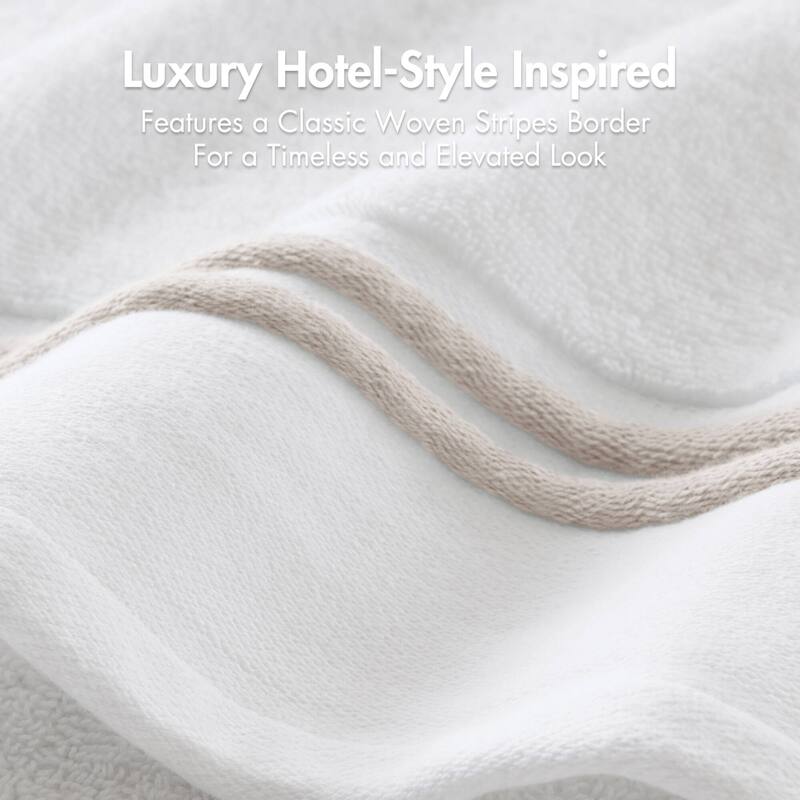 Madison Park Roan Border 6 Piece Towel Set