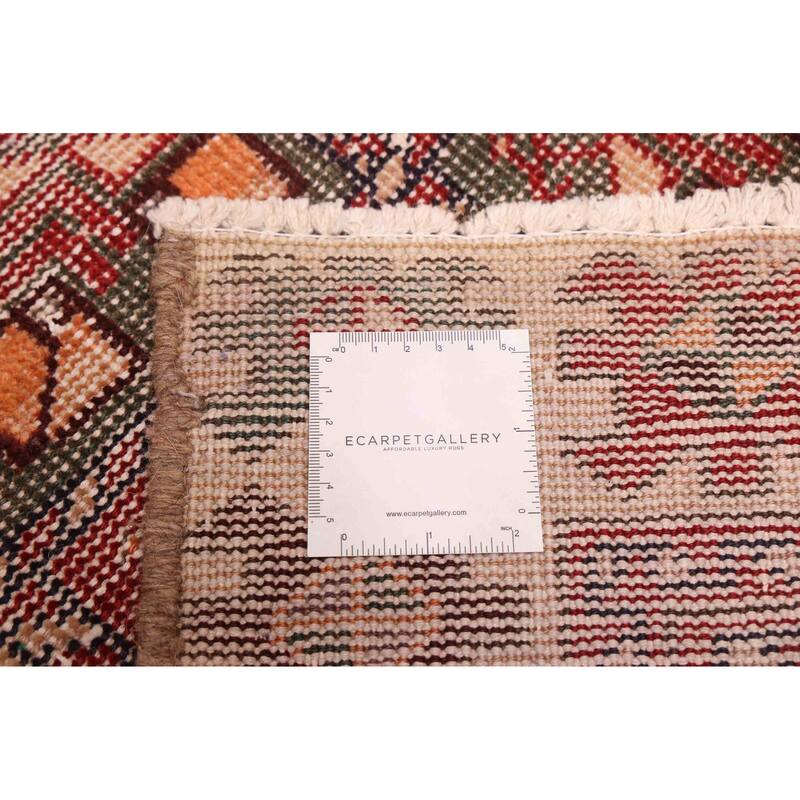 ECARPETGALLERY Hand-knotted Antalya Vintage Red Wool Rug - 4'6 x 9'2