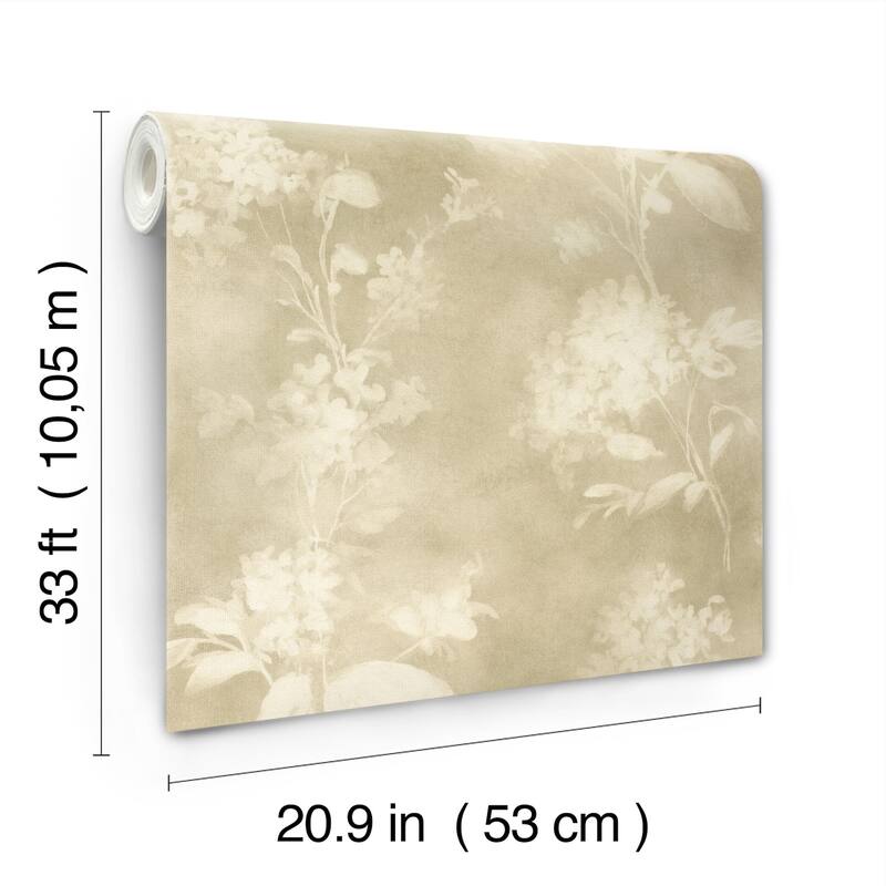 A-Street Prints Izara Light Green Botanical Wallpaper