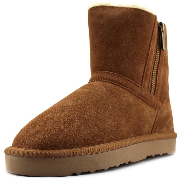 Style & Co Ciley Women Round Toe Suede Brown Winter Boot