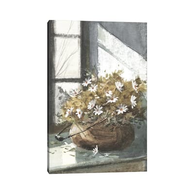 iCanvas "Daisies In The Window" by George Bjorkland Canvas Print