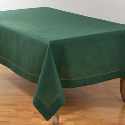 Classic Hemstitch Border Tablecloth