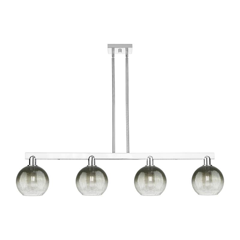 Innovations Lighting Urban Downtown - Brookhaven Globe - 4 Light 48" Stem Hung Island Light