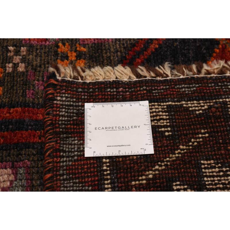 ECARPETGALLERY Hand-knotted Melis Vintage Red Wool Rug - 4'5 x 11'11