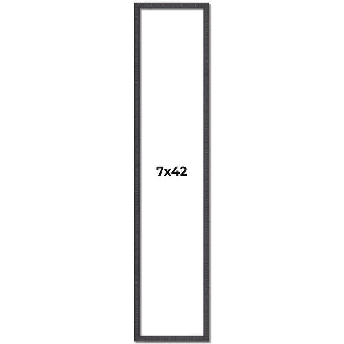 7x42 Frame Brown Solid Wood Picture Frame - Complete Modern Photo