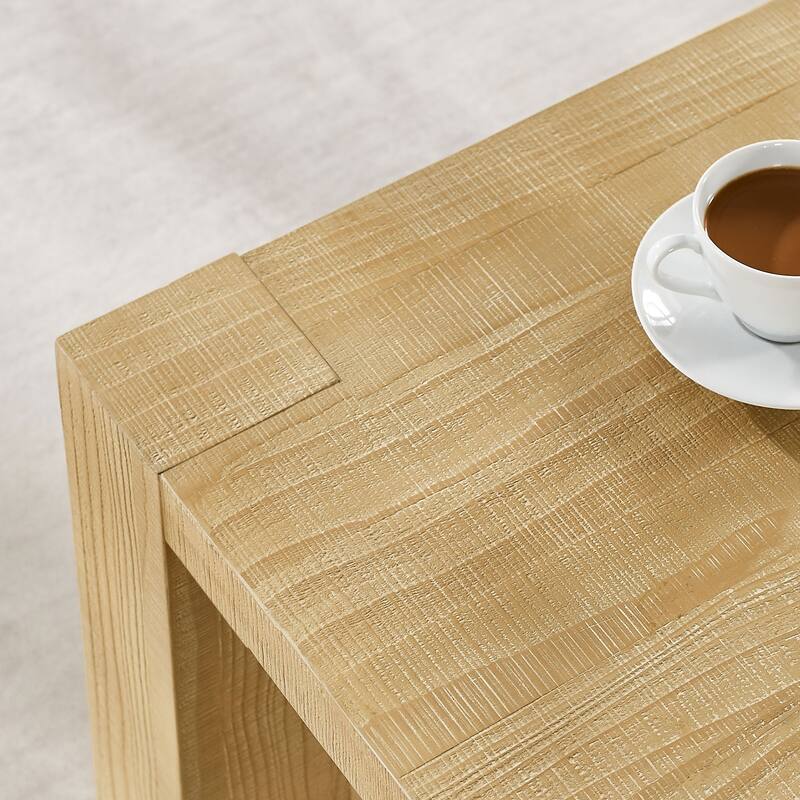 GDF Studio - Breman Modern Wood Side Table with Two-Tier Design