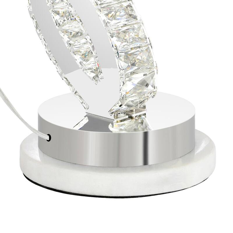Balanced LED Table Lamp With Chrome Finish