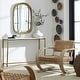 preview thumbnail 3 of 3, Uttermost Affinity White Marble Console Table - 47"W x 30"H x 13"D