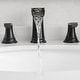 preview thumbnail 25 of 33, Double Handle Three-Hole Bath Waterfall Faucet with Drain