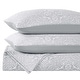 preview thumbnail 2 of 9, Superior Enzy Medium Weight Floral Matelasse Bedspread and Sham Set