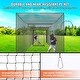 preview thumbnail 4 of 5, Baseball Batting Netting with Door & Carry Bag, Heavy Duty Enclosed PE Netting, 35FT - 35 feet