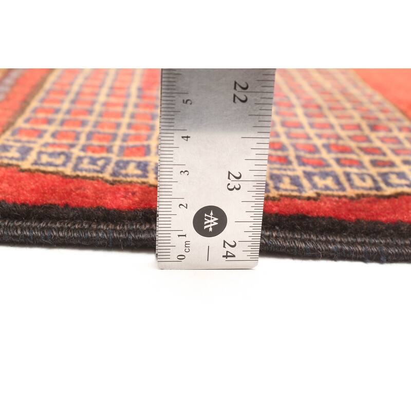 ECARPETGALLERY Hand-knotted Teimani Dark Blue Wool Rug - 2'11 x 4'4