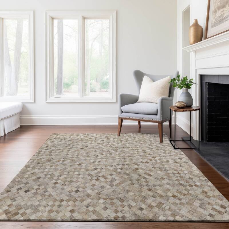 Premium Washable Super Soft Modern Diamond Mayfield Rug