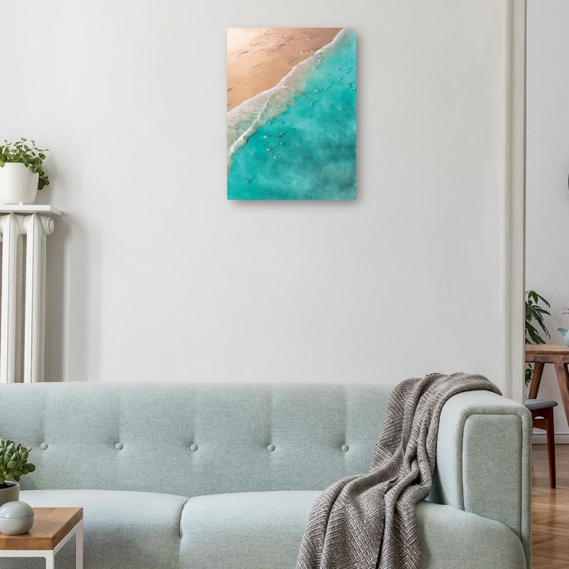 Beach Happy II By Studio Arts Canvas Art Print