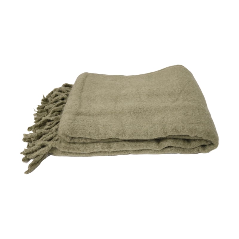 Handcrafted 100% Wool Throw Blanket