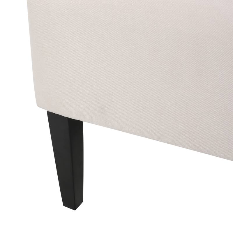 Modern Upholstered Fabric Dining Chair with Padded Seat, High Back and Birch Wood Legs for Dining Room Living Room Bedroom