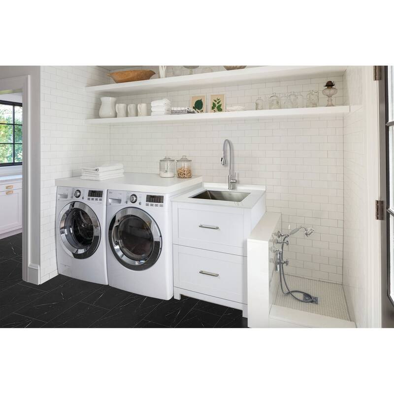 Transolid TRS_TCG-3025 Contemporary Laundry Cabinet 30" Free Standing