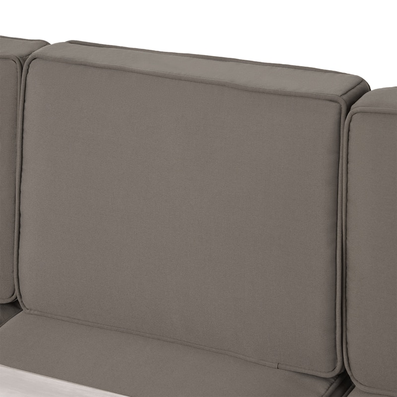 Cape Coral Aluminum Outdoor Loveseat by Christopher Knight Home
