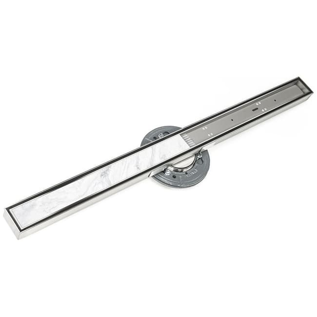 Infinity Drain S-TIFAS 9948-A 48" Site Sizable Stainless Steel Linear - Polished Stainless