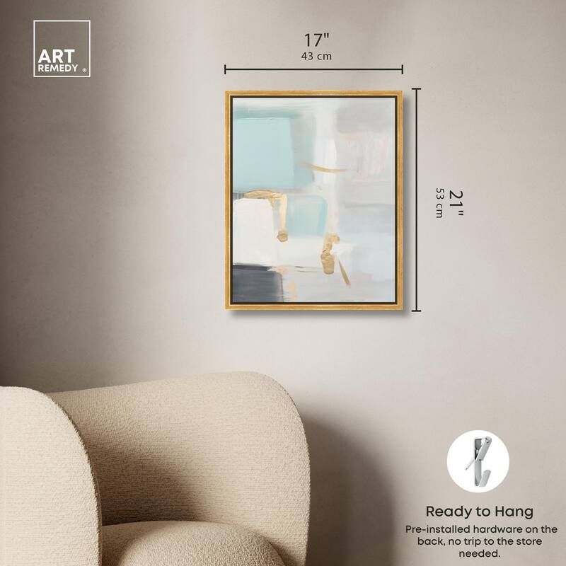 Pale Radiance I Canvas by Art Remedy