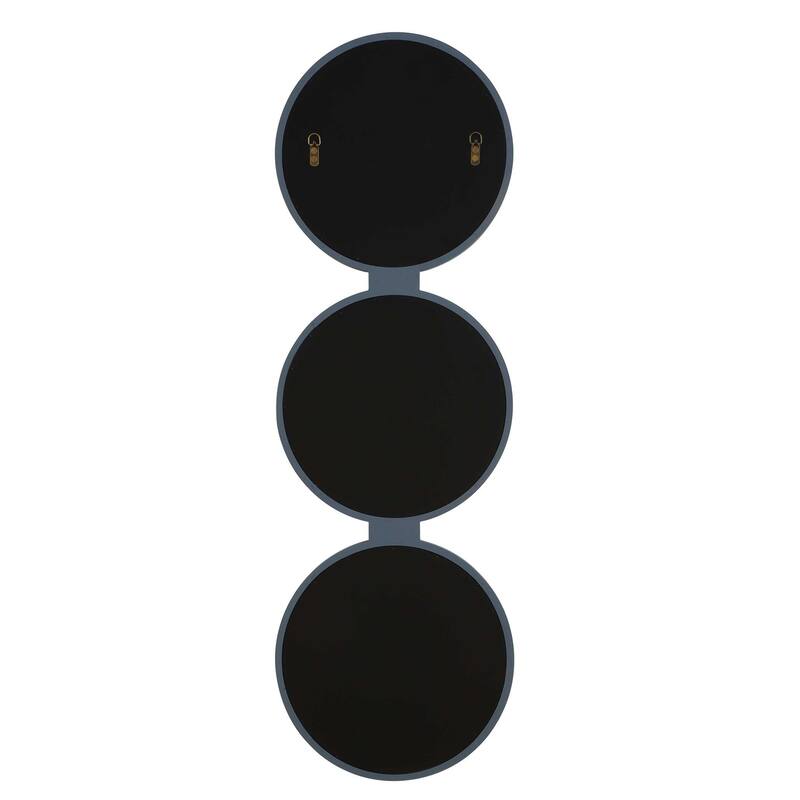 Uttermost Going In Circles Blue Gray Mirror - 18.00" W x 56.00" H x 1.50" D