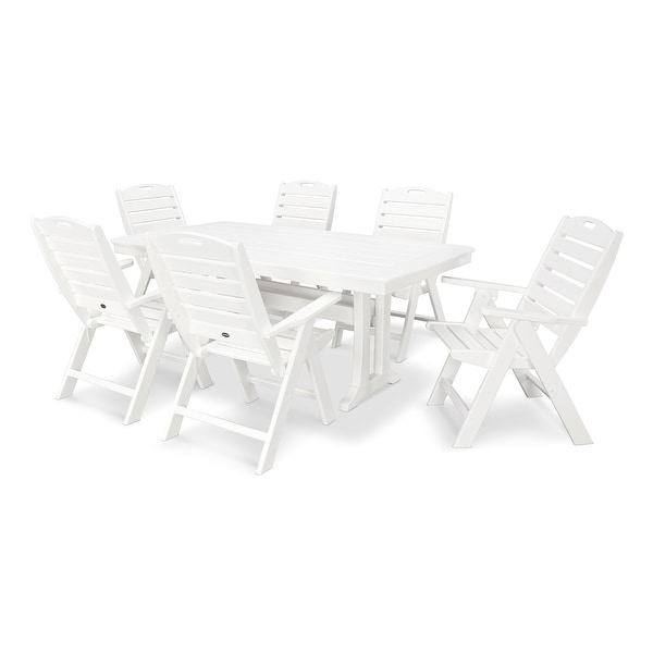 Polywood nautical 7 new arrivals piece dining set