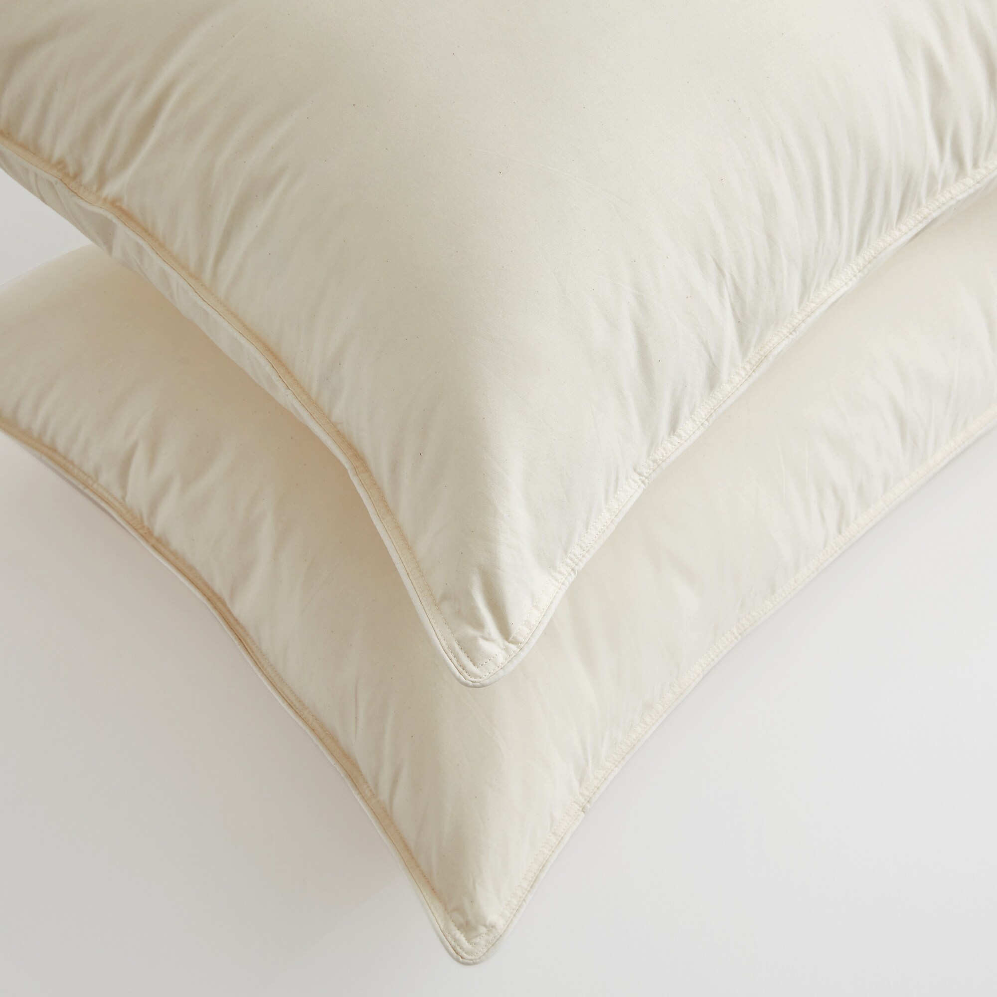 puredown oose Feather Inserts for Sleeping White Set of 2 Down Bed Pillow Standard