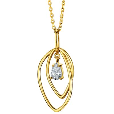 Sterling Silver Lotus Petal Pendant, Adjustable Chain