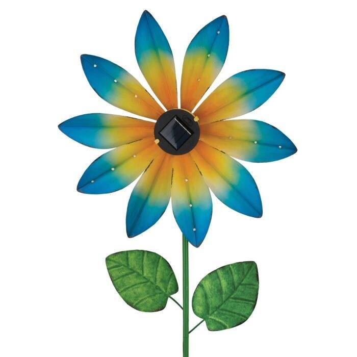 Spinner Solar Stake - Blue
