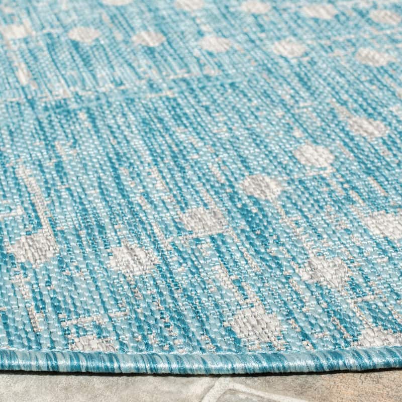 SAFAVIEH Courtyard Zainab Indoor/ Outdoor Waterproof Patio Backyard Rug