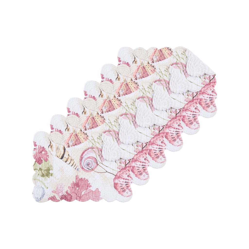 Vilano Bay Quilted Placemat Set 6