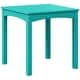preview thumbnail 2 of 63, Polytrends Garden Party Kids Outdoor 24" Dining Table Turquoise