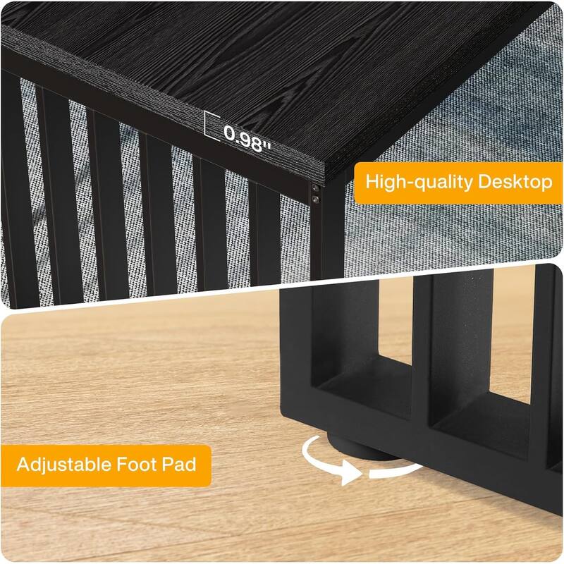 78.74" Industrial Long Rectangle Dining Table, Wood Kitchen Table for Living/Dining Room